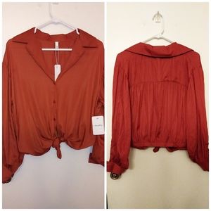 Rockin' It Bubble Sleeve Top